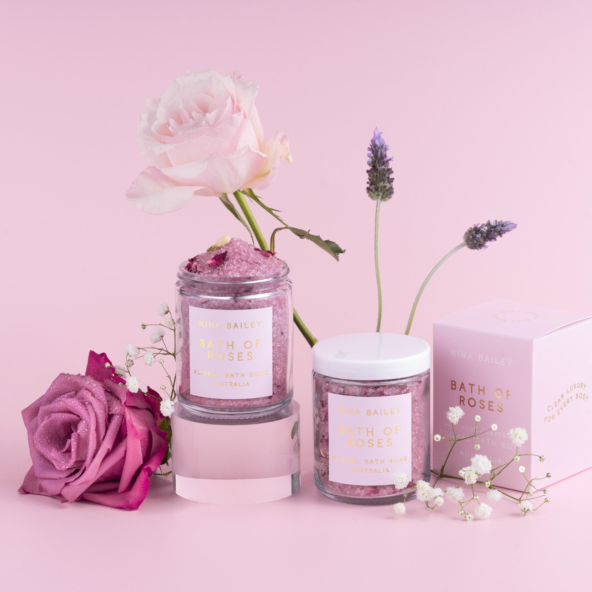 Bath of Roses - Botanical Bath Soak – Nina Bailey