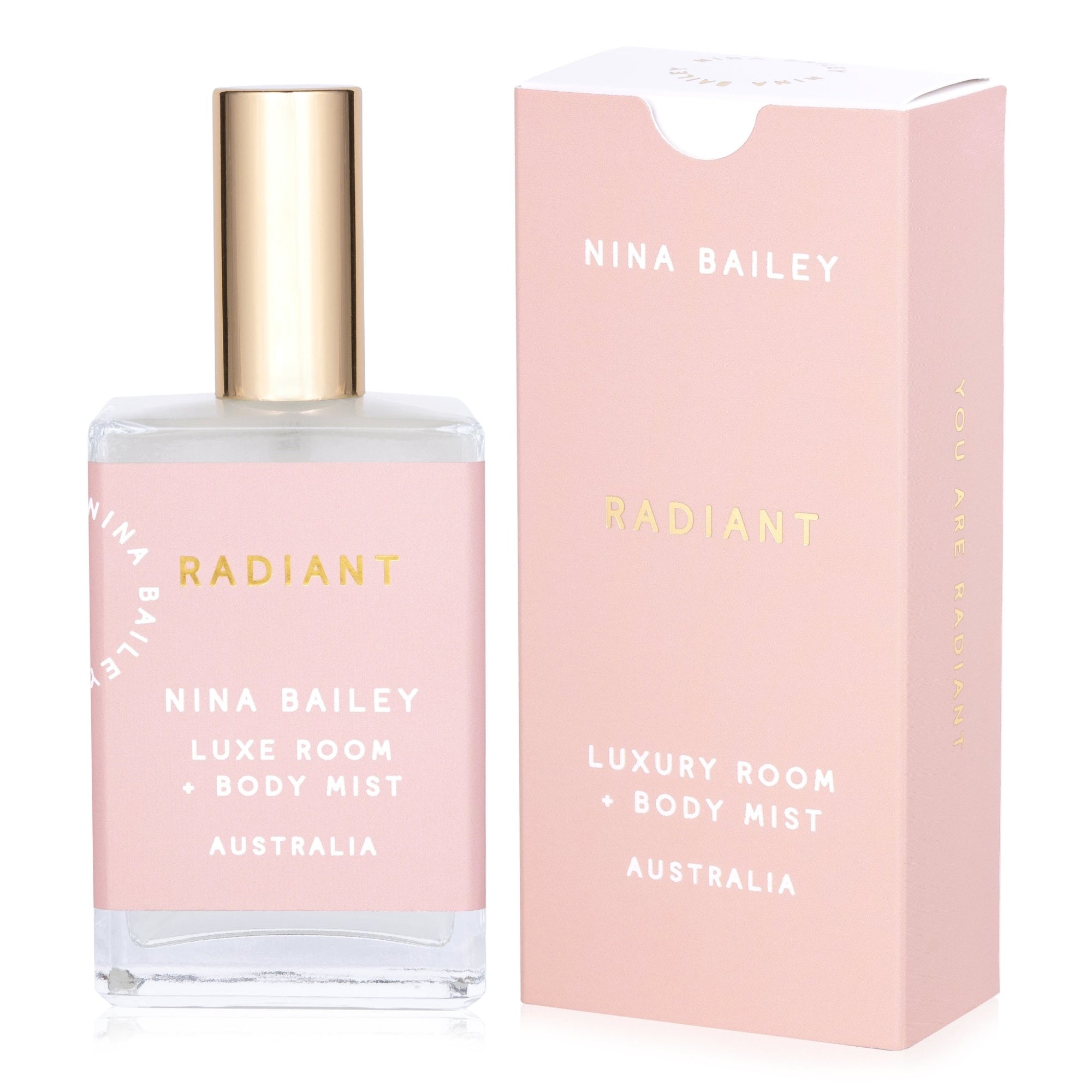 Radiant Luxury Room and Body Mist - Nina Bailey