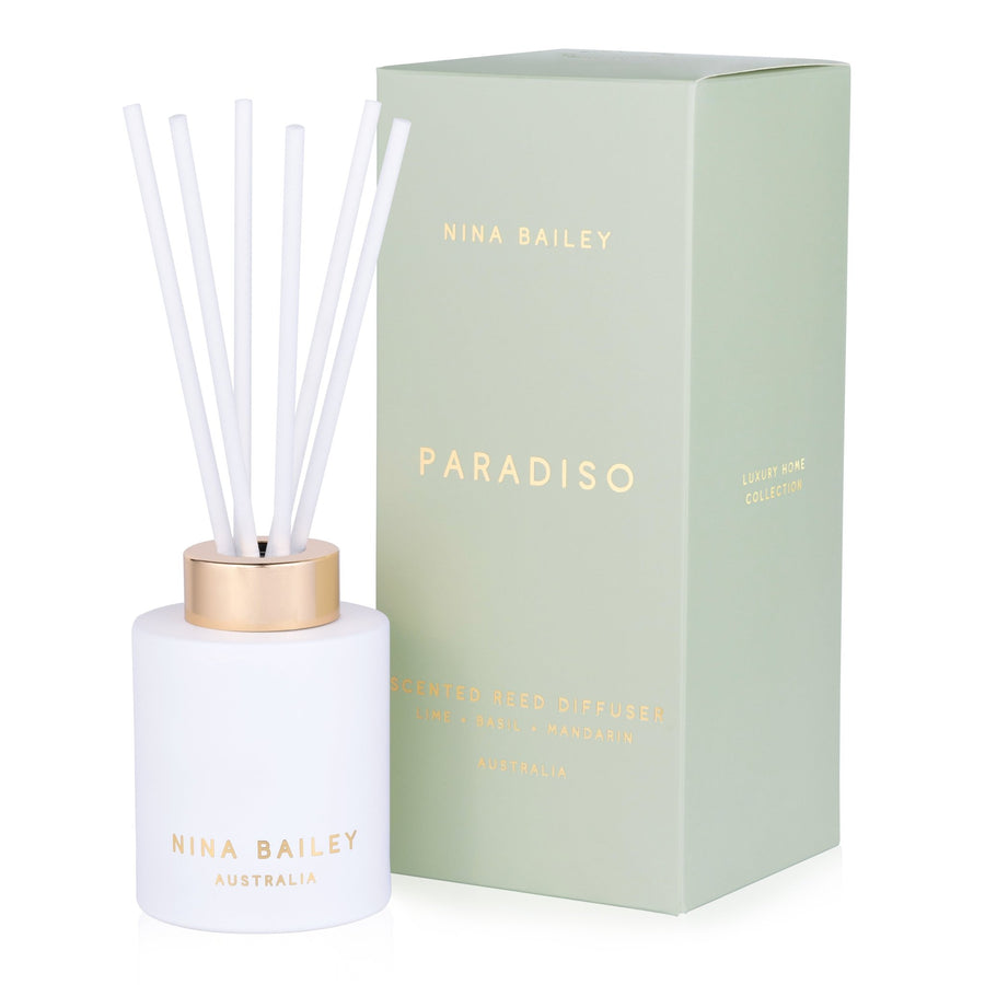 Paradiso - Lime Basil Mandarin Luxury Reed Diffuser – Nina Bailey