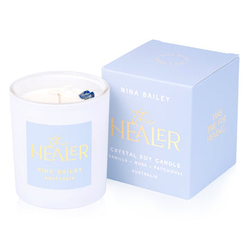 The Healer Crystal Soy Candle - Nina Bailey